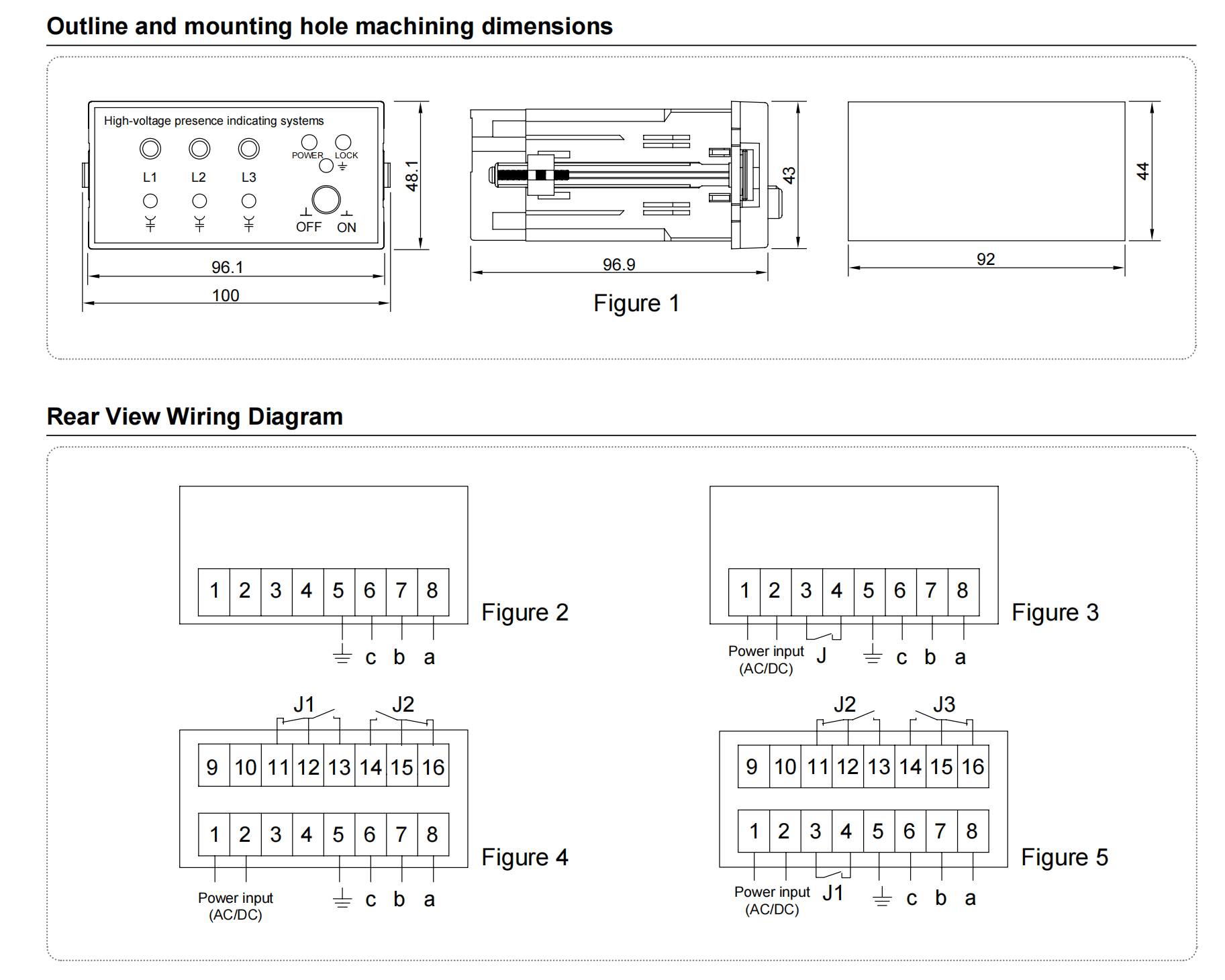 Wsk Fixed Temperature And Humidity Controller For Cabinets Wiring Dimensions