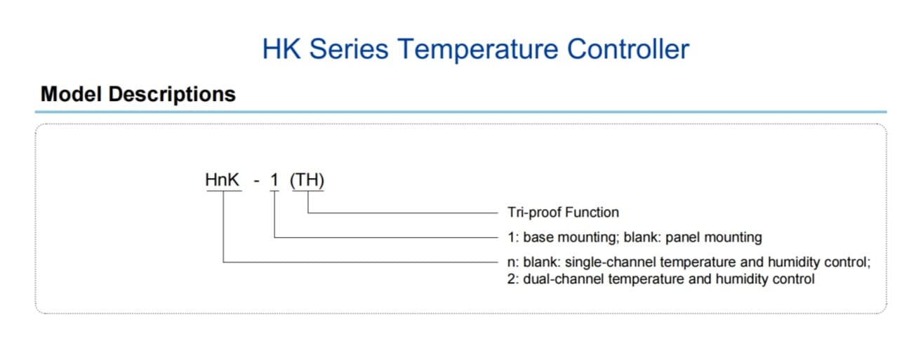 Hk Temperature And Humidity Controller For Cabinets Wiring Dimensions