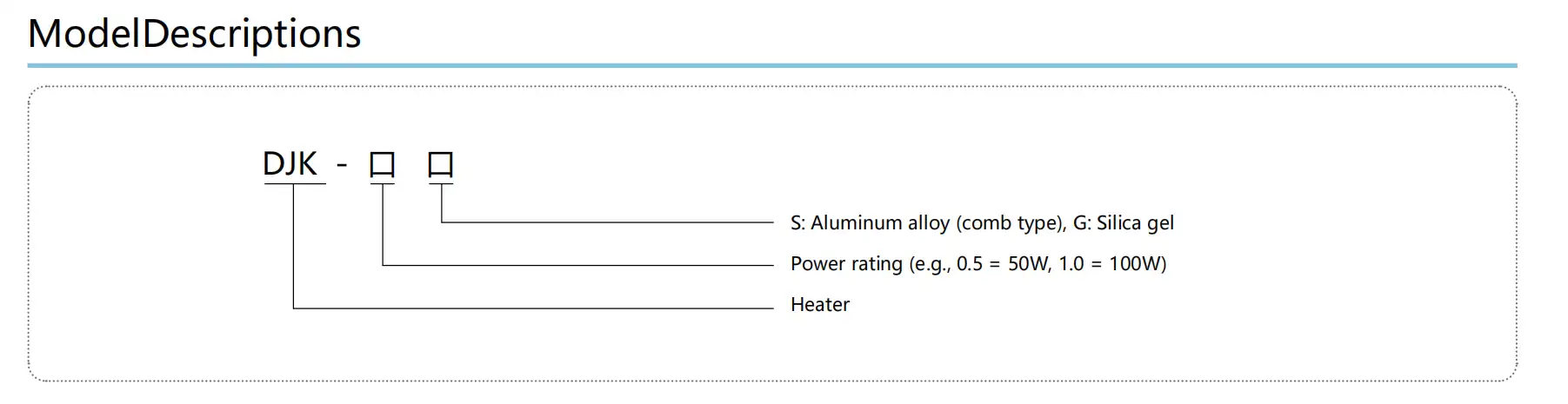 DJR alloy Heater detail